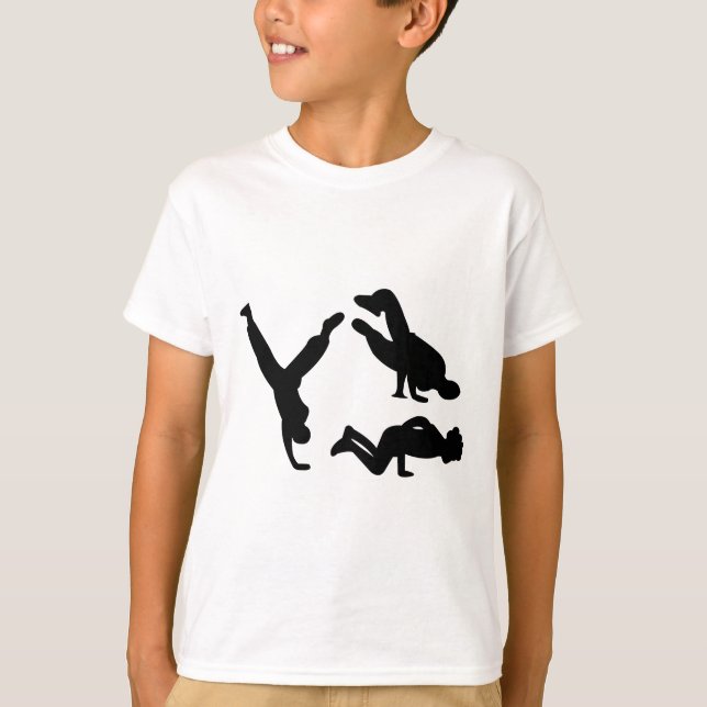 Camiseta bailarín del hip-hop (Anverso)