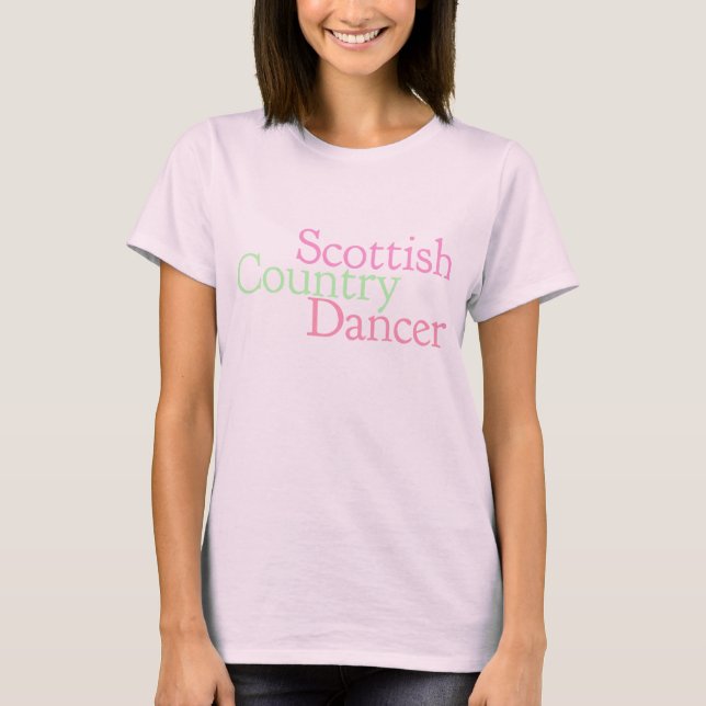 Camiseta Bailarín escocés del país (Anverso)