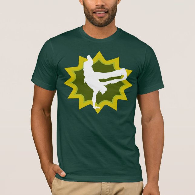 Camiseta Bailarín retro de la rotura (Anverso)