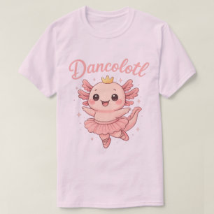 Camiseta Bailarina Axolotl Dancolotl Regalo de Animal de Ba