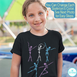 Camiseta Bailarina bailarina de ballet espeluznante