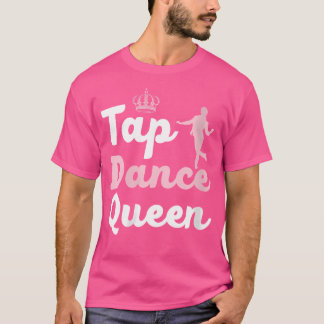 Camiseta Bailarina bailarina de danza de baile Tap con bail
