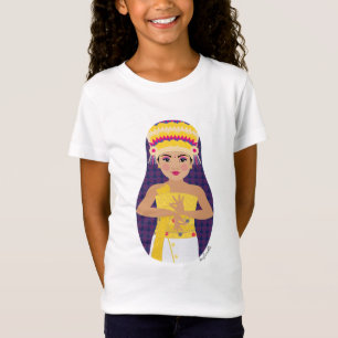 Camiseta Bailarina balinesa Matryoshka Chicas