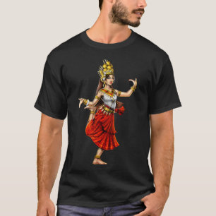 Camiseta bailarina camboyana Apsara jemer