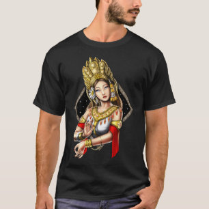 Camiseta bailarina camboyana Khmer Apsara