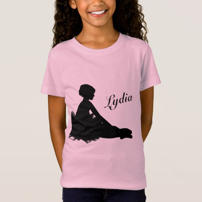 Camiseta Bailarina Cansada Personalizado con Nombre (Anverso)