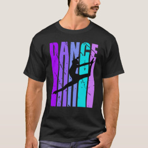 Camiseta Bailarina clásica retro bailes de baile Cumpleaños
