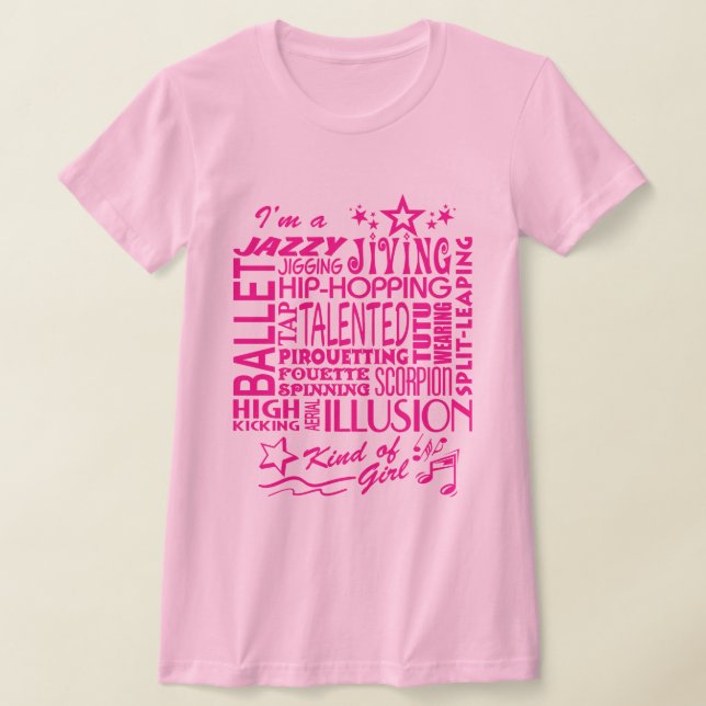 Camiseta bailarina, como Chica. (Distribución)