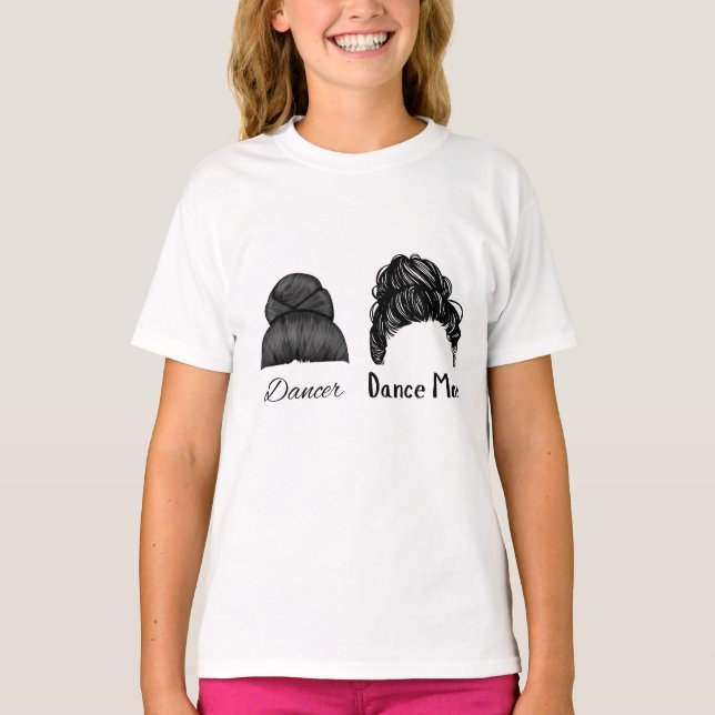 Camiseta Bailarina Dance Mom (Anverso)