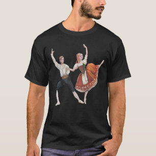 Camiseta Bailarina de acuarela