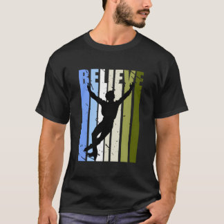 Camiseta Bailarina De Baile De Patinaje Artístico Sobre Hie
