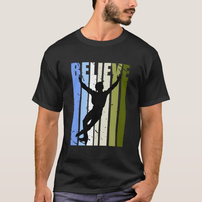 Camiseta Bailarina De Baile De Patinaje Artístico Sobre Hie (Anverso)