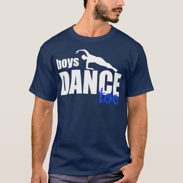 Camiseta Bailarina de baile para los hombres (Anverso)