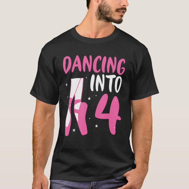 Camiseta Bailarina de ballet bailando en bailarina de cuart (Anverso)