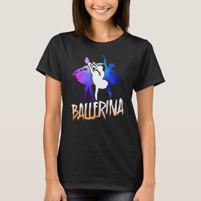 Camiseta Bailarina de ballet bailarina Chica Ballerina Espa (Anverso)