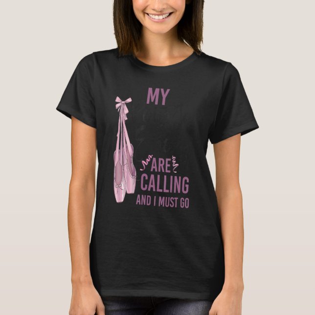 Camiseta Bailarina de ballet bailarina Chica Ballerina Poin (Anverso)