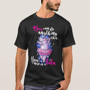 Camiseta Bailarina de ballet Ballerina Hippo Tutu Hippopóta
