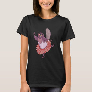 Camiseta Bailarina de ballet castor niños Chicas Beaver Bal