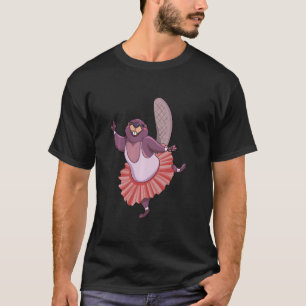 Camiseta Bailarina de ballet castor niños Chicas Beaver Bal