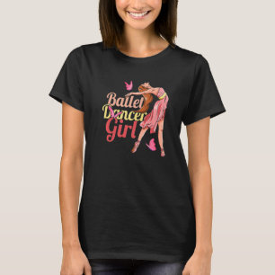 Camiseta Bailarina de ballet Chica Ballerina Butterflies Po