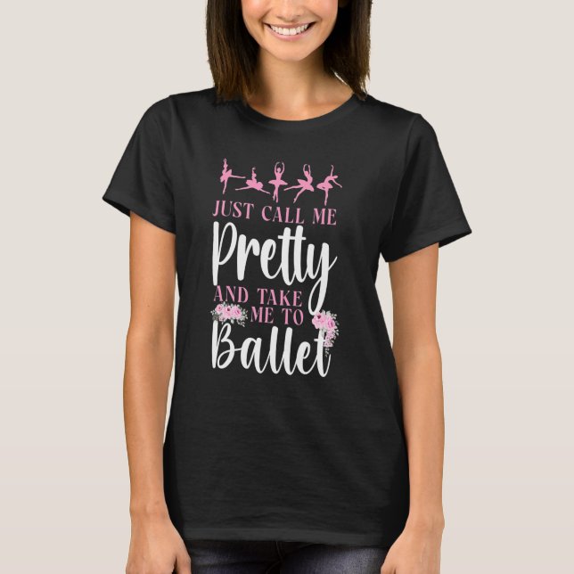 Camiseta Bailarina de ballet Chica de danza Ballerina Lláma (Anverso)