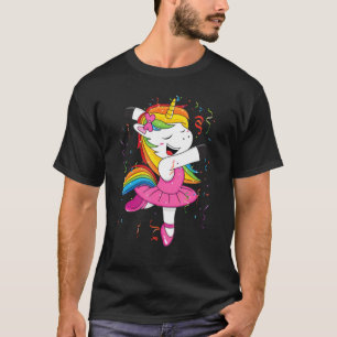 Camiseta Bailarina de ballet cutáneo Unicornio bailarina Ba