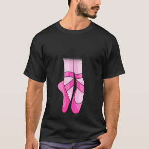Camiseta Bailarina De Ballet Mujer Pointe Toe Shoe Para Bal