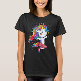 Camiseta Bailarina de ballet Unicorn Ballerina Mujeres Arco