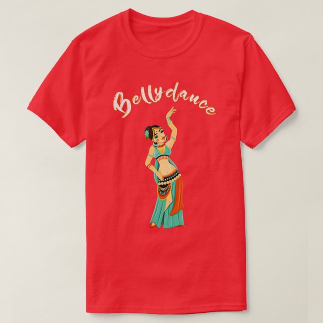 Camiseta Bailarina de Bellydance (Diseño del anverso)