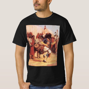 Camiseta Bailarina de búfalo de nativos americanos de época