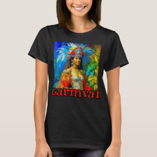 Camiseta Bailarina de carnaval brasileña