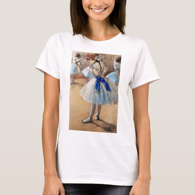 Camiseta Bailarina de cinta azul, Edgar Degas (Anverso)