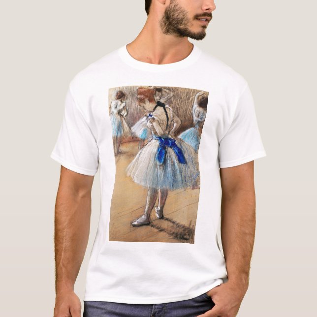 Camiseta Bailarina de cinta azul, Edgar Degas (Anverso)