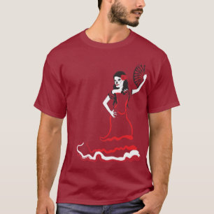 Camiseta bailarina de cráneo de azúcar en España