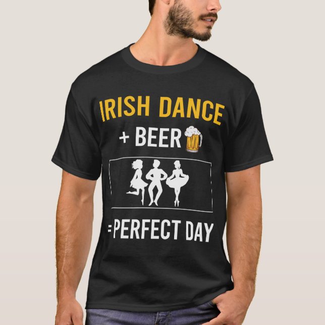 Camiseta Bailarina de danza irlandesa Beer Day (Anverso)