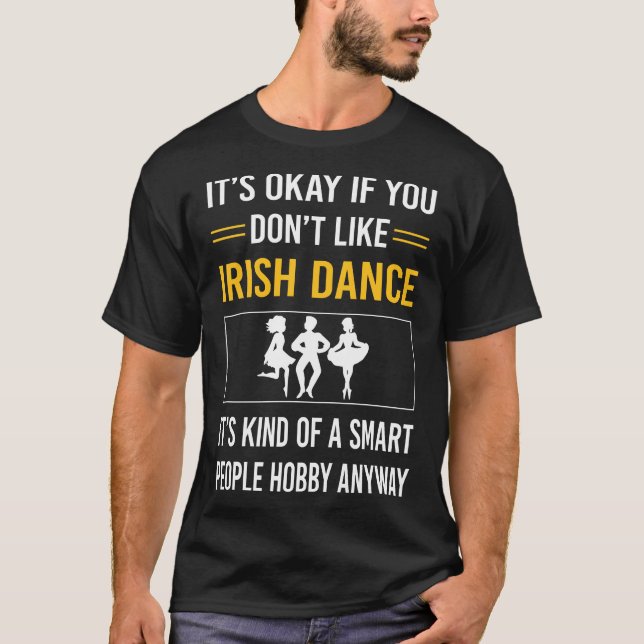 Camiseta Bailarina de danza irlandesa Smart People (Anverso)