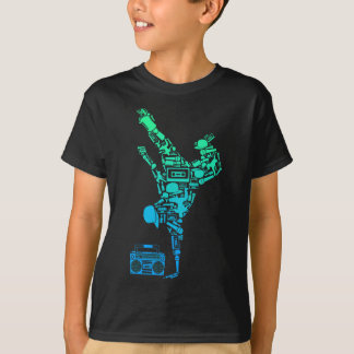 Camiseta Bailarina de desayuno con música de baile hip-hop