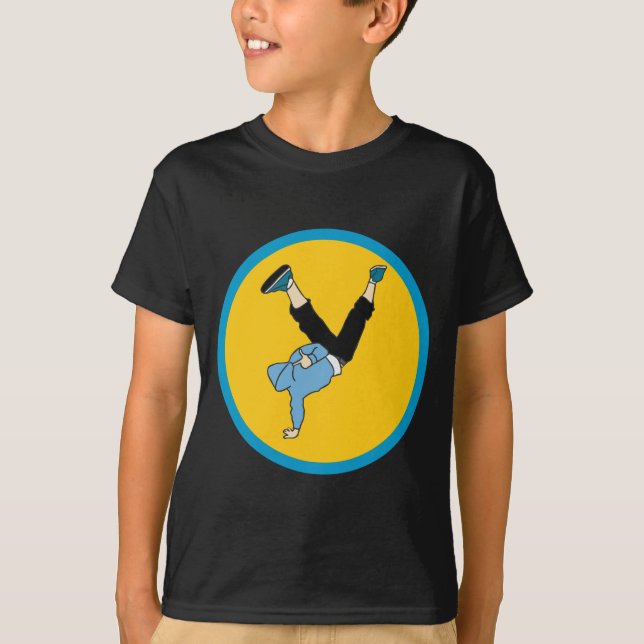 Camiseta Bailarina de estilo de calle Hip Hop (Anverso)
