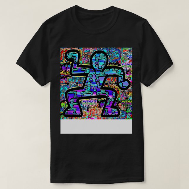 Camiseta bailarina de graffiti nyc 000 (Diseño del anverso)