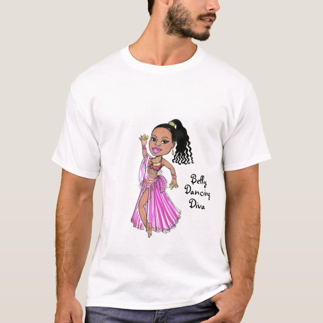 Camiseta Bailarina de la danza del vientre (Anverso)