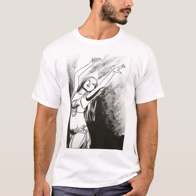 Camiseta Bailarina de la danza del vientre para la caridad (Anverso)