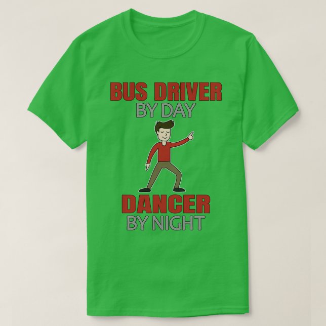 Camiseta Bailarina de los conductores de bus de baile (Diseño del anverso)