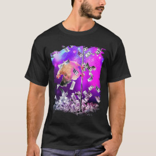 Camiseta Bailarina de pollo bailando en la franja de pollos