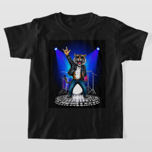 Camiseta Bailarina de rock de los tigres de Guay   Gracioso