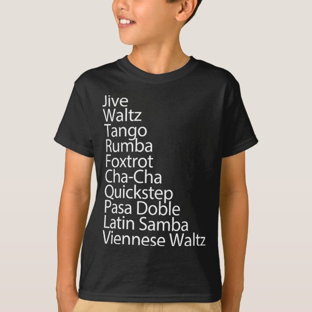 Camiseta Bailarina de salón de baile 10 regalo de baile tra (Anverso)