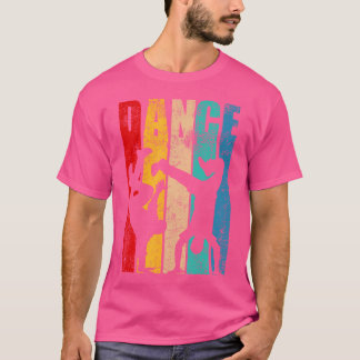 Camiseta Bailarina de silueta de danza retro Guay Hip Hop B