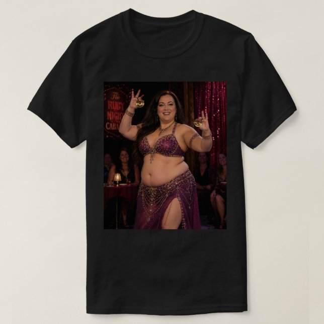 Camiseta Bailarina de vientre BBW (Diseño del anverso)