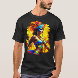 Camiseta Bailarina del Carnaval de Brasil