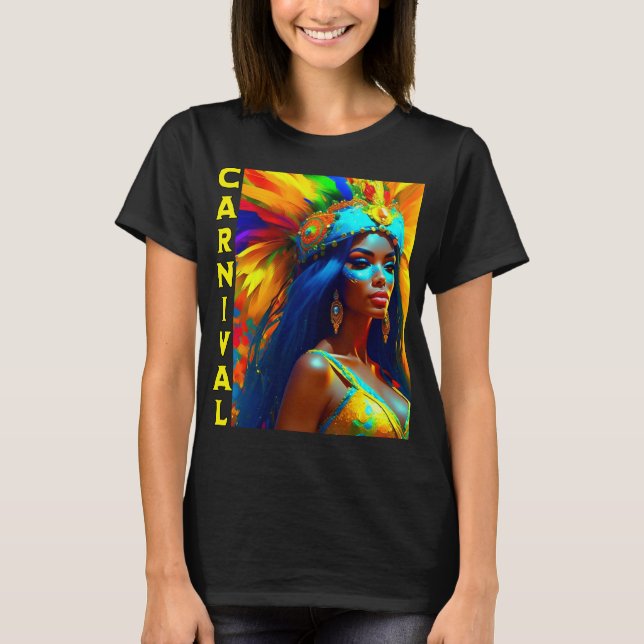 Camiseta Bailarina del Carnaval de Brasil (Anverso)