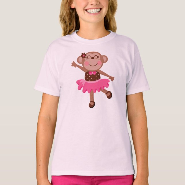 Camiseta Bailarina del mono (Anverso)